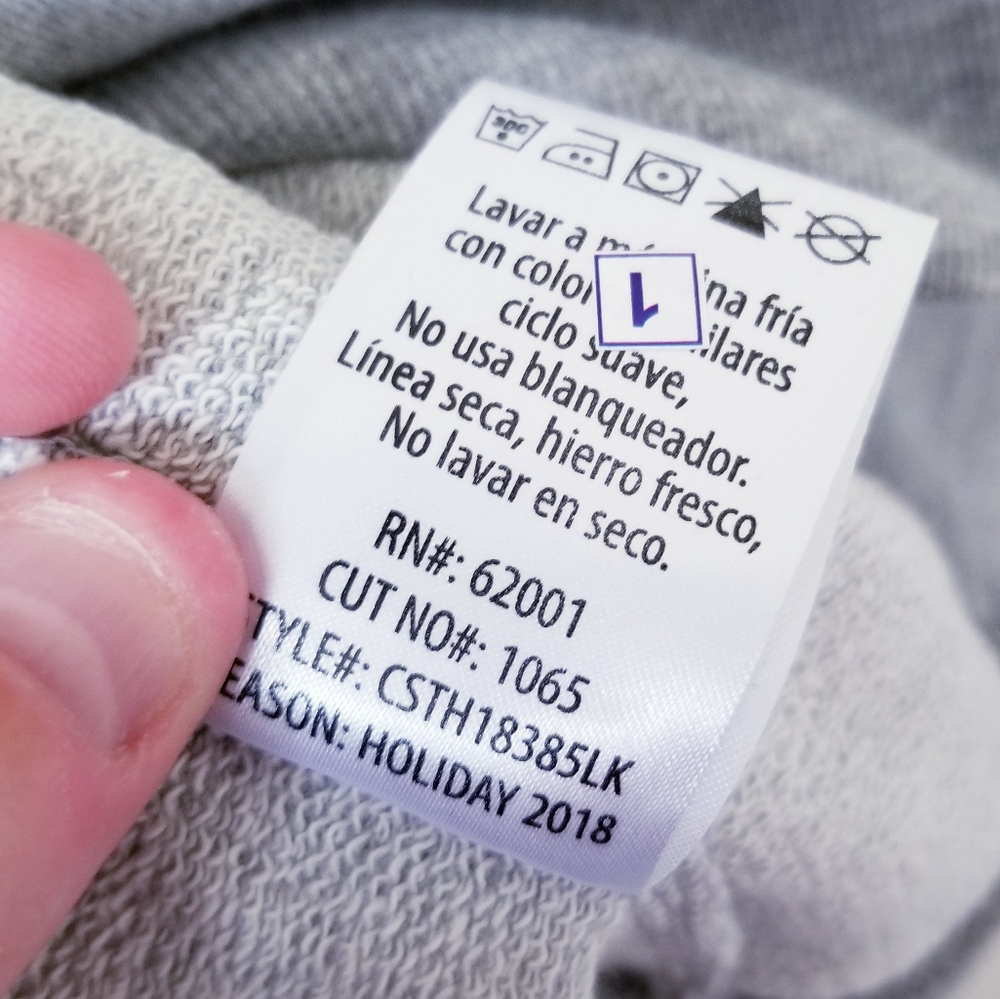 3 for $25-NWT Coastaoro Ventura Zip-Up Grey Hoodie - Picture 7 of 8